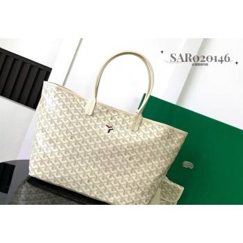 Goyard Saint Louis PM Tote Bag Sand Beige 2024 020184M (ZHANG-240803009)