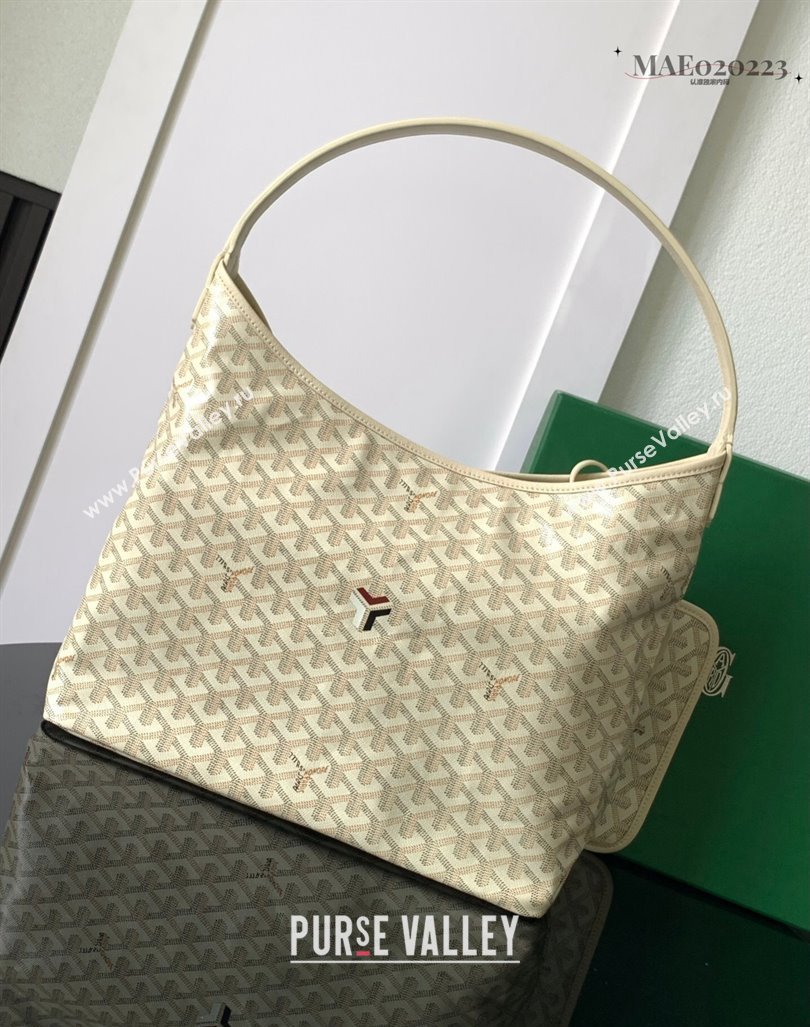 Goyard Boheme Heart Hobo Bag Sand Beige 2024 020223 (ZHANG-240803010)