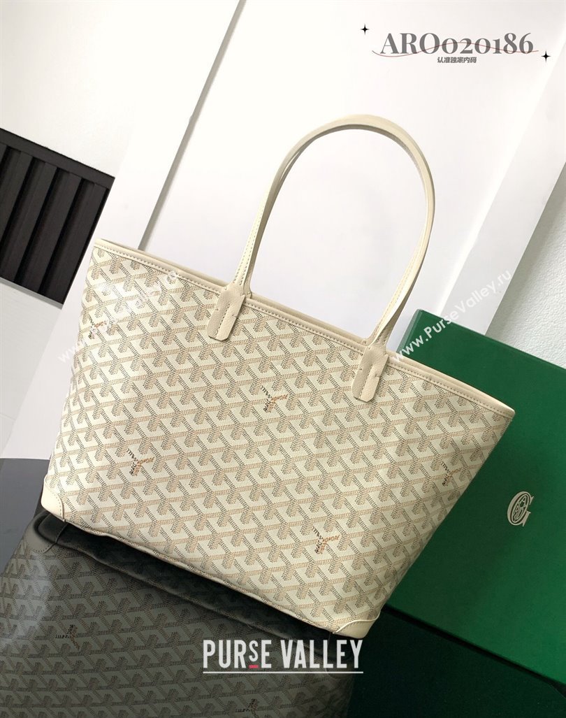 Goyard Artois PM Tote bag Sand Beige 2024 00320 (ZHANG-240803014)