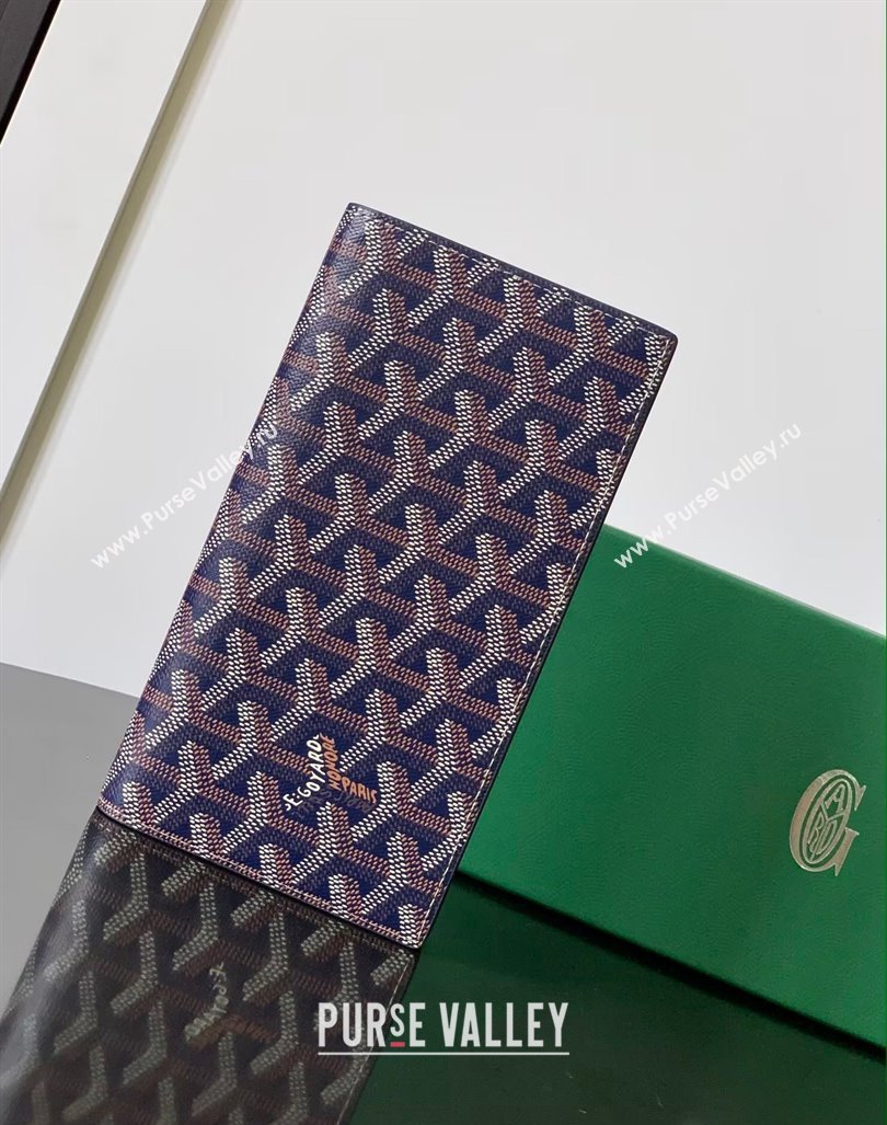 Goyard Richelieu Wallet Navy Blue 2024 3310 (ZHANG-240803017)