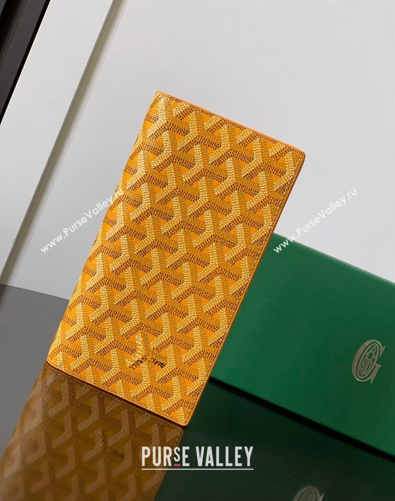 Goyard Richelieu Wallet Yellow 2024 3310 (ZHANG-240803018)