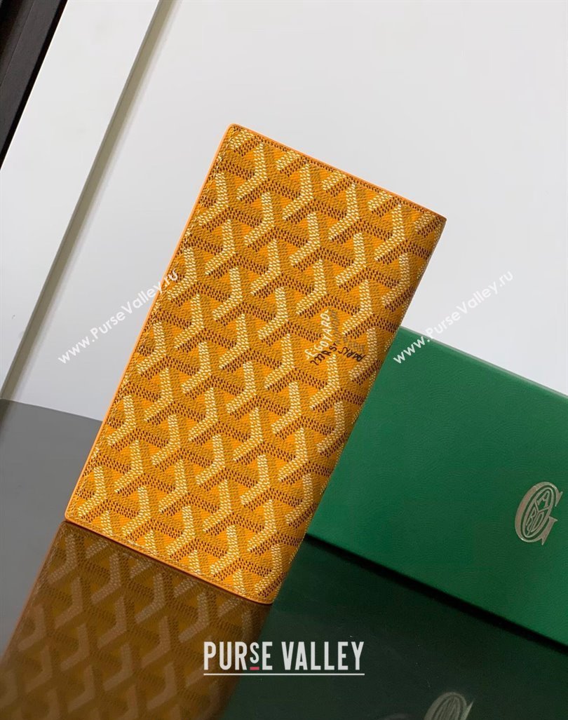 Goyard Richelieu Wallet Yellow 2024 3310 (ZHANG-240803018)