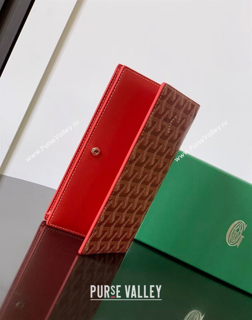 Goyard Richelieu Wallet Red 2024 3310 (ZHANG-240803020)