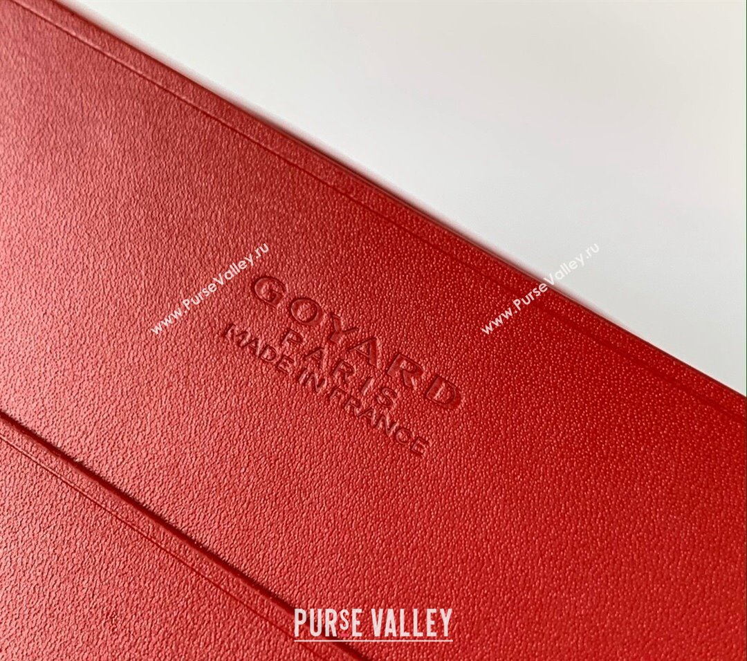 Goyard Richelieu Wallet Red 2024 3310 (ZHANG-240803020)