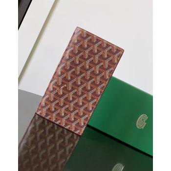 Goyard Richelieu Wallet Burgundy 2024 3310 (ZHANG-240803021)