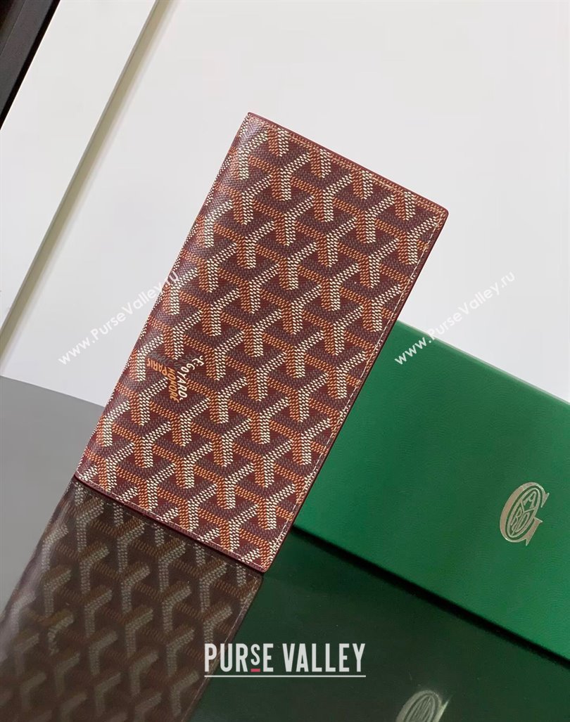 Goyard Richelieu Wallet Burgundy 2024 3310 (ZHANG-240803021)