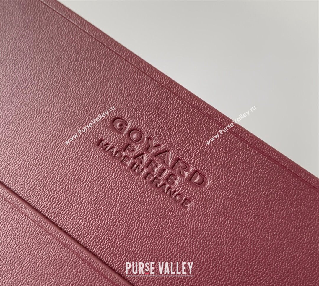 Goyard Richelieu Wallet Burgundy 2024 3310 (ZHANG-240803021)