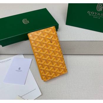 Goyard Saint-Lambert Phone Case Wallet Yellow 2024 8515 (ZHANG-240827034)