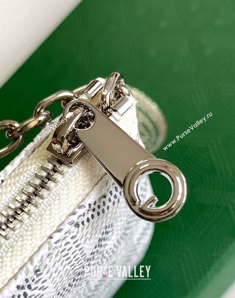 Goyard Senat Nano Key Pouch White 2024 3317 (ZHANG-240827044)