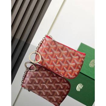 Goyard Senat Nano Key Pouch Red 2024 3317 (ZHANG-240827045)
