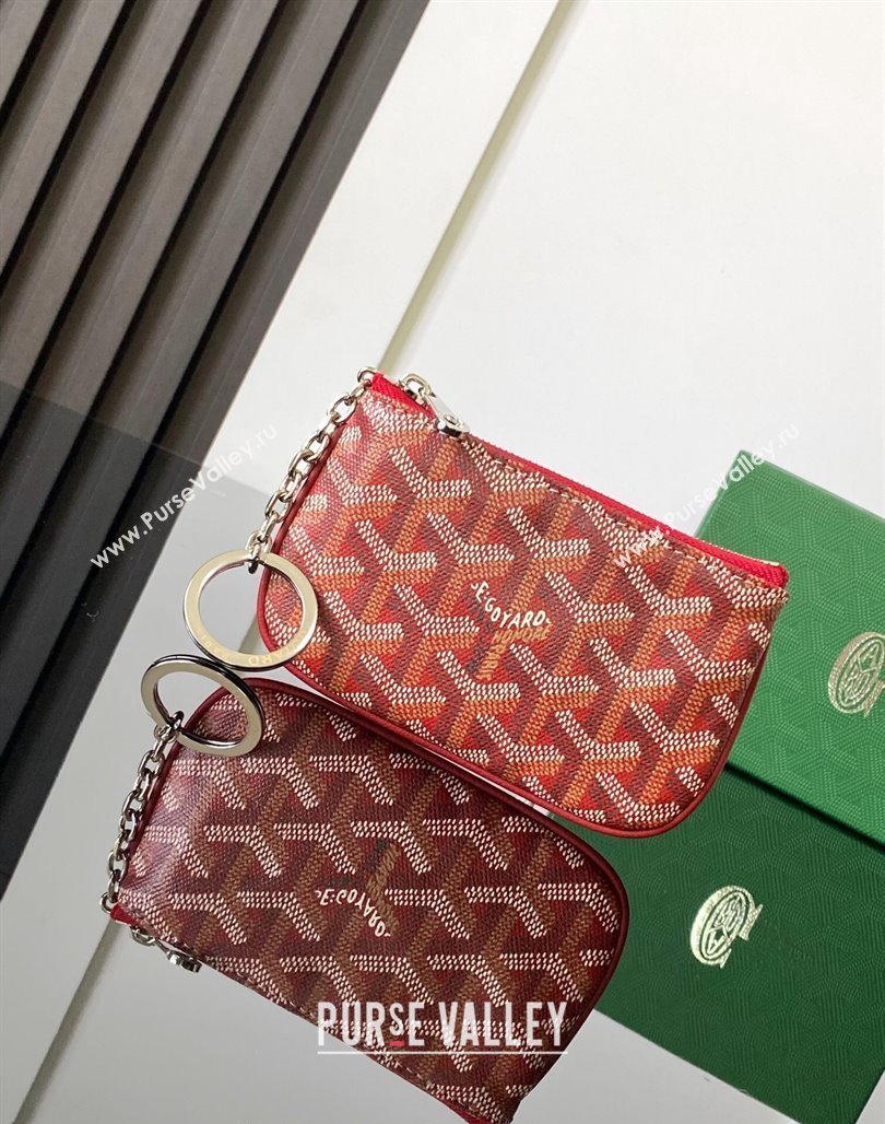 Goyard Senat Nano Key Pouch Red 2024 3317 (ZHANG-240827045)