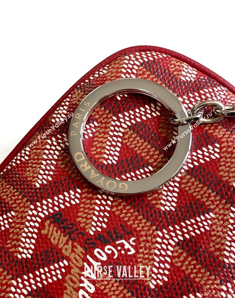 Goyard Senat Nano Key Pouch Red 2024 3317 (ZHANG-240827045)