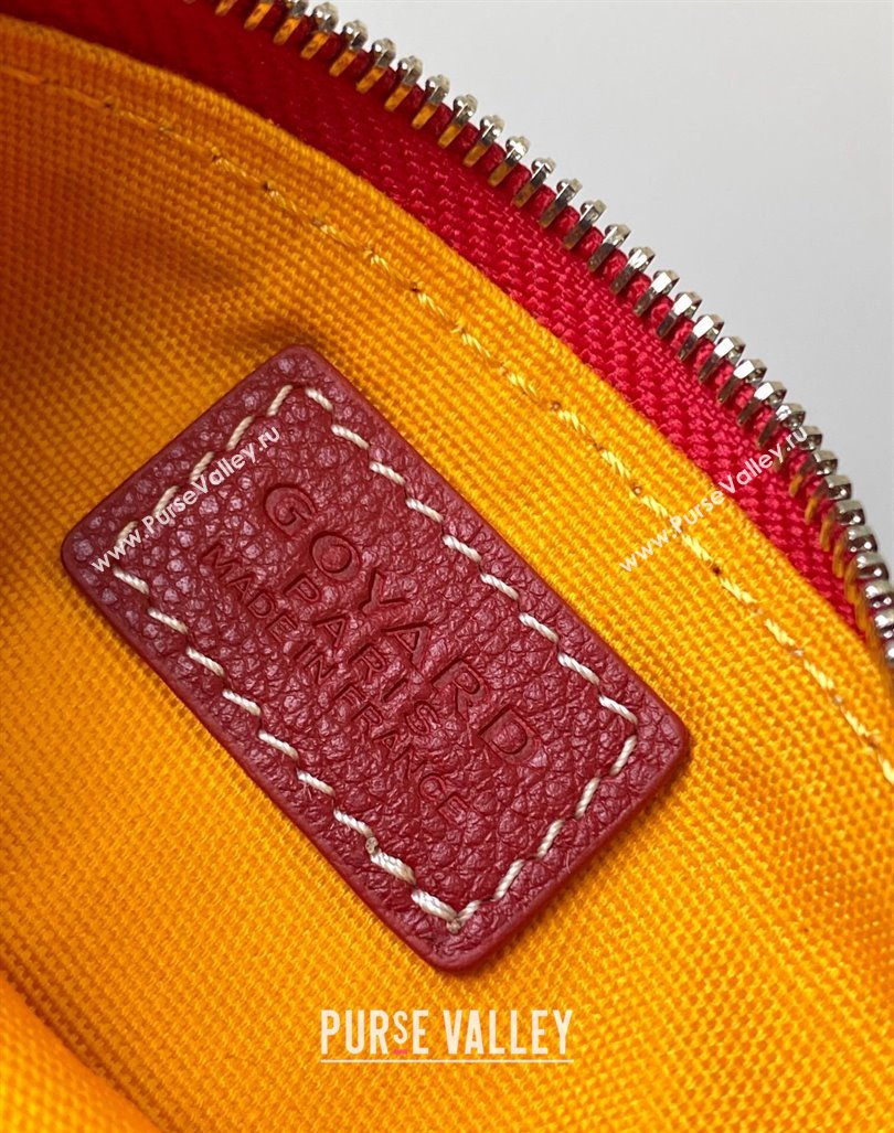 Goyard Senat Nano Key Pouch Red 2024 3317 (ZHANG-240827045)
