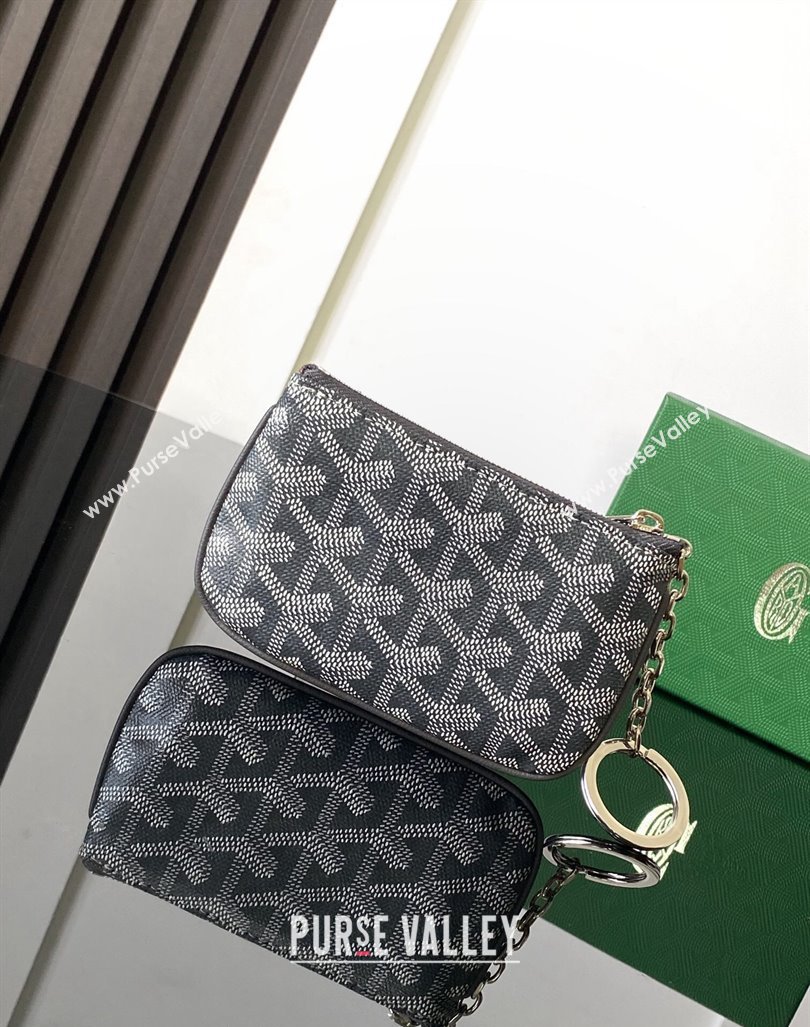 Goyard Senat Nano Key Pouch Grey 2024 3317 (ZHANG-240827047)