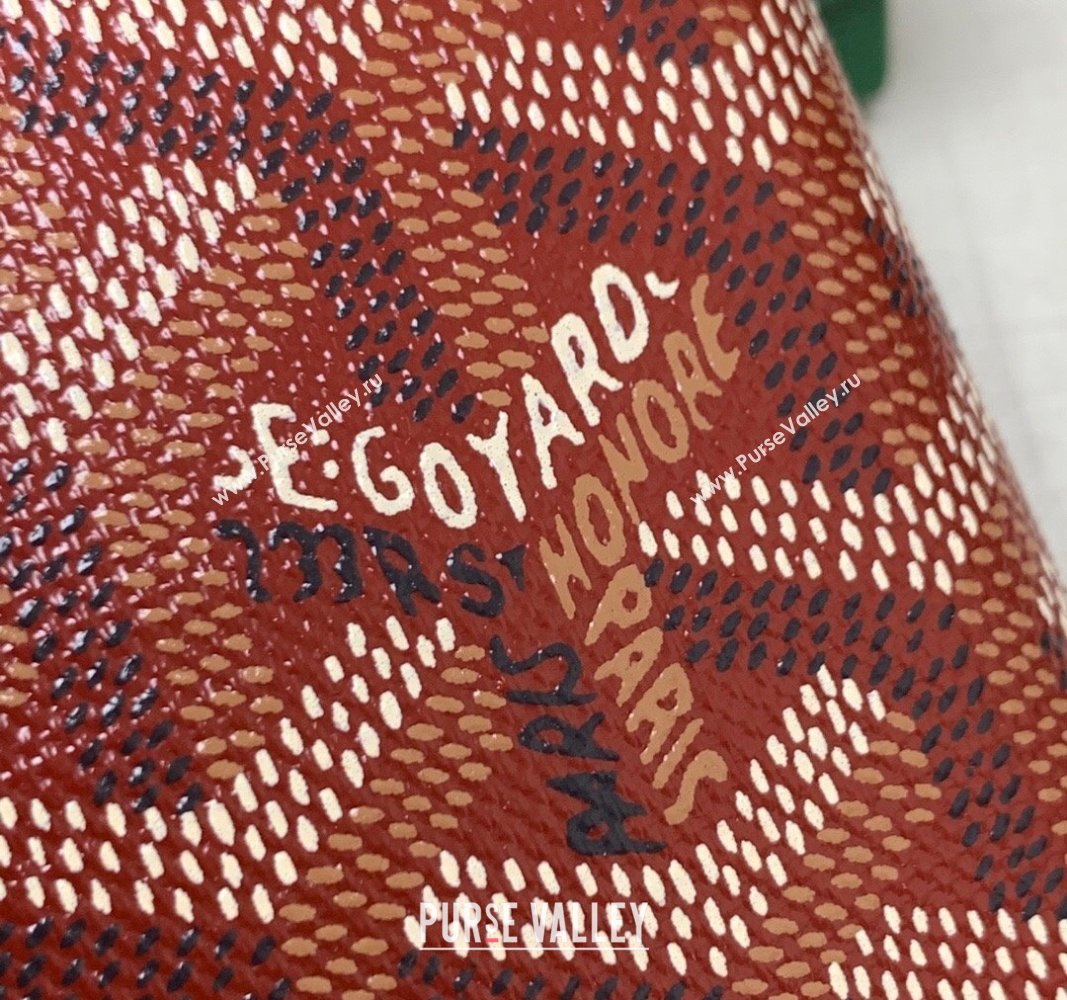 Goyard Saint-Lambert Phone Case Wallet Red 2024 8515 (ZHANG-240827035)