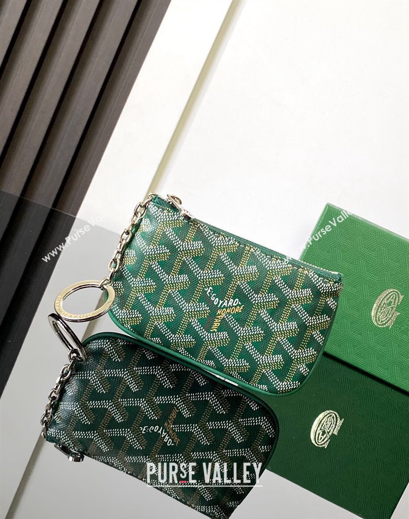 Goyard Senat Nano Key Pouch Green 2024 3317 (ZHANG-240827048)