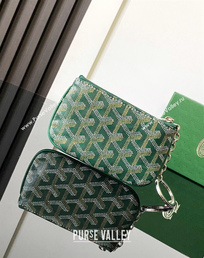 Goyard Senat Nano Key Pouch Green 2024 3317 (ZHANG-240827048)