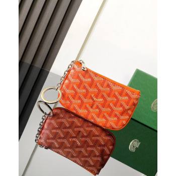 Goyard Senat Nano Key Pouch Orange 2024 3317 (ZHANG-240827049)