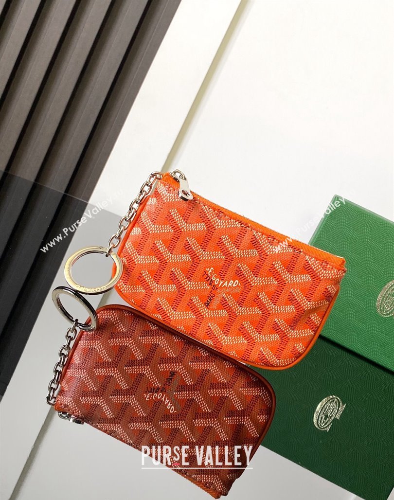 Goyard Senat Nano Key Pouch Orange 2024 3317 (ZHANG-240827049)