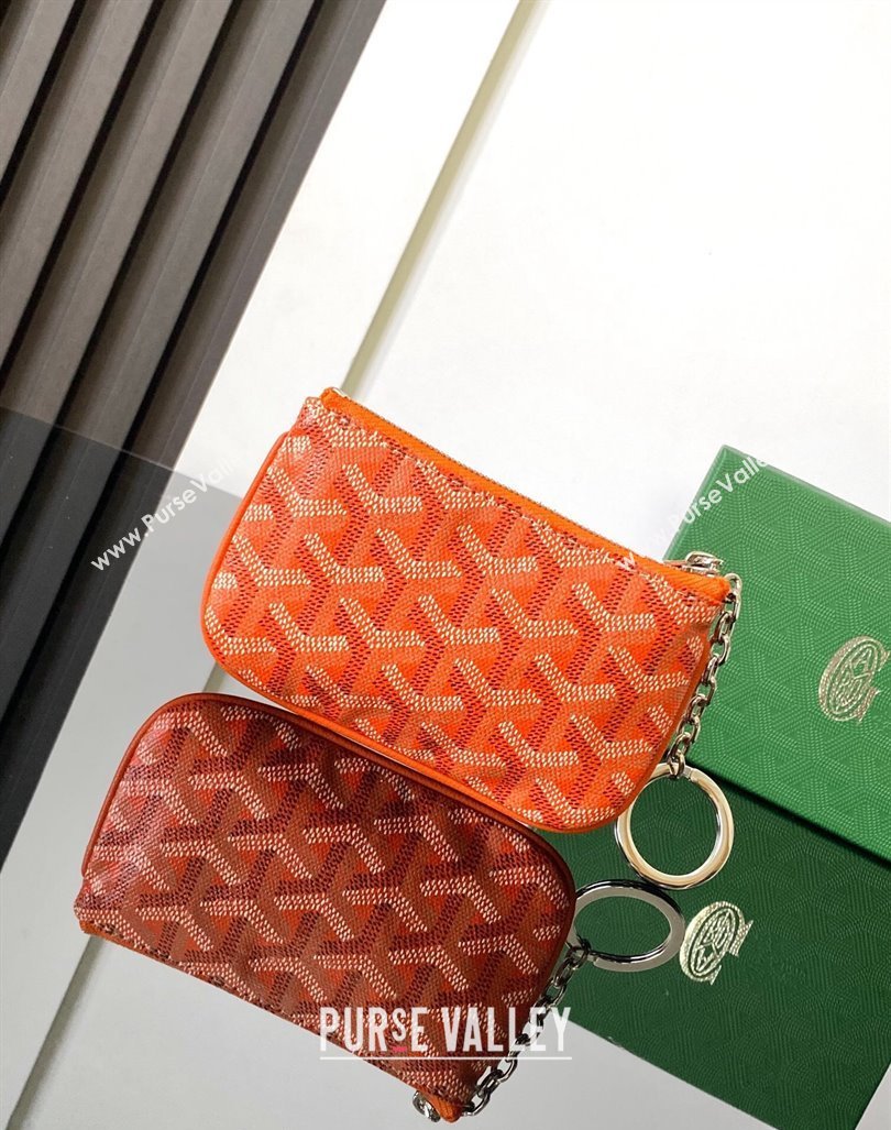 Goyard Senat Nano Key Pouch Orange 2024 3317 (ZHANG-240827049)