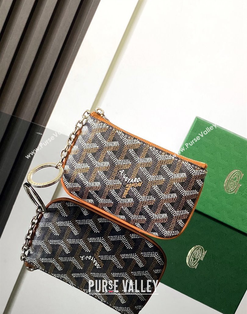 Goyard Senat Nano Key Pouch Brown 2024 3317 (ZHANG-240827051)