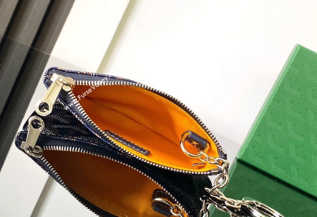 Goyard Senat Nano Key Pouch Navy Blue 2024 3317 (ZHANG-240827053)