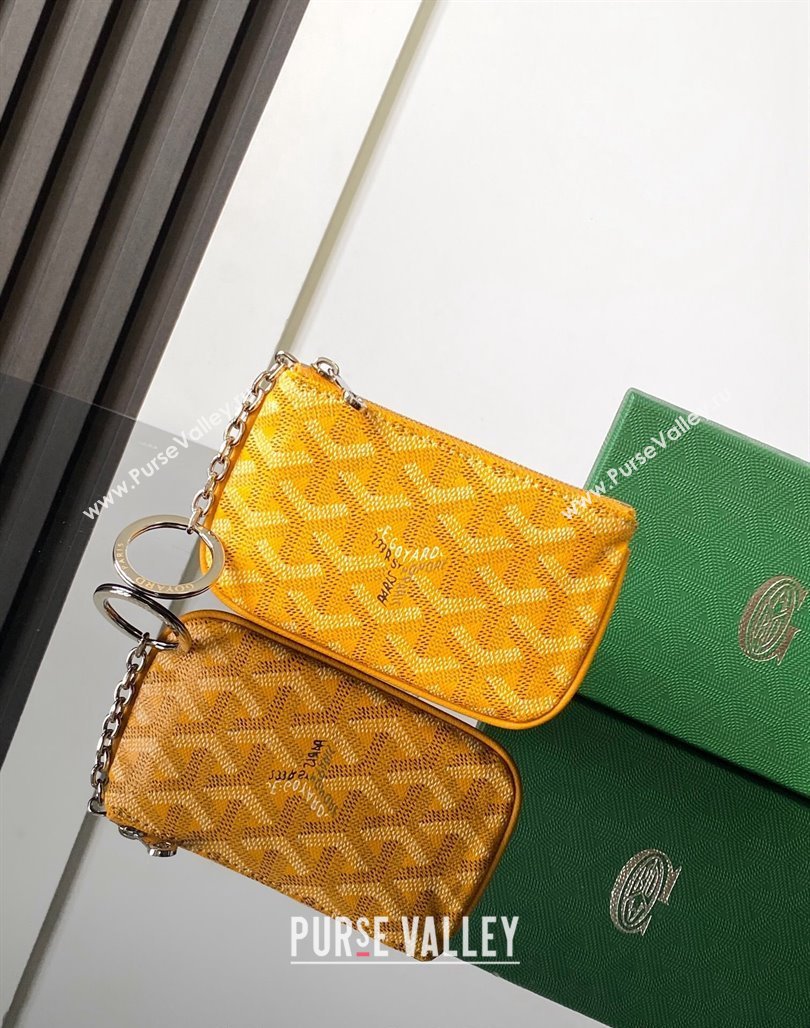 Goyard Senat Nano Key Pouch Yellow 2024 3317 (ZHANG-240827054)