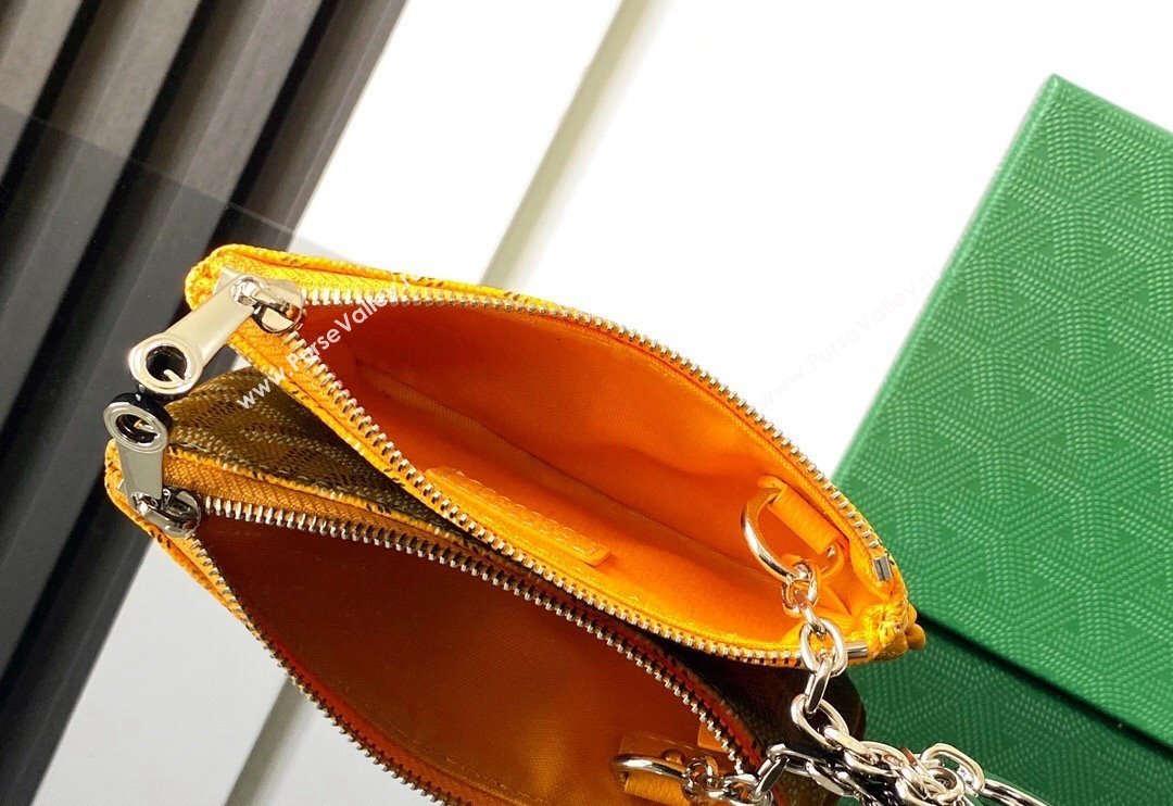 Goyard Senat Nano Key Pouch Yellow 2024 3317 (ZHANG-240827054)