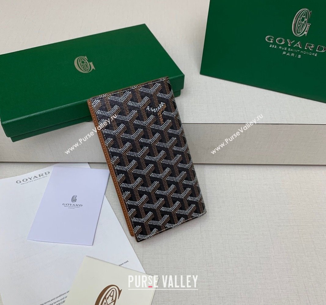 Goyard Saint-Lambert Phone Case Wallet Brown 2024 8515 (ZHANG-240827033)