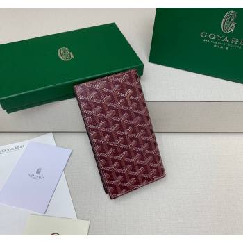 Goyard Saint-Lambert Phone Case Wallet Burgundy 2024 8515 (ZHANG-240827037)