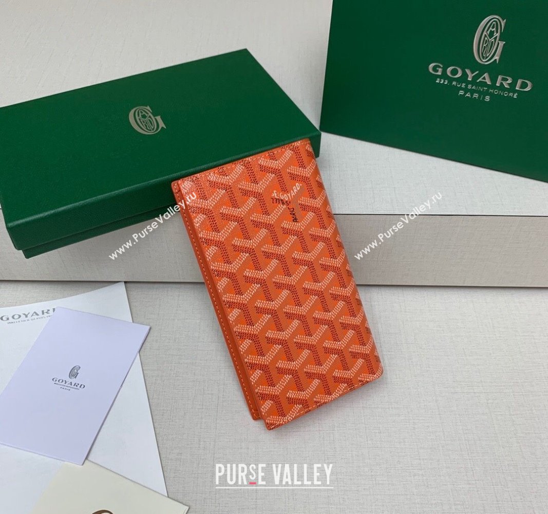 Goyard Saint-Lambert Phone Case Wallet Orange 2024 8515 (ZHANG-240827040)