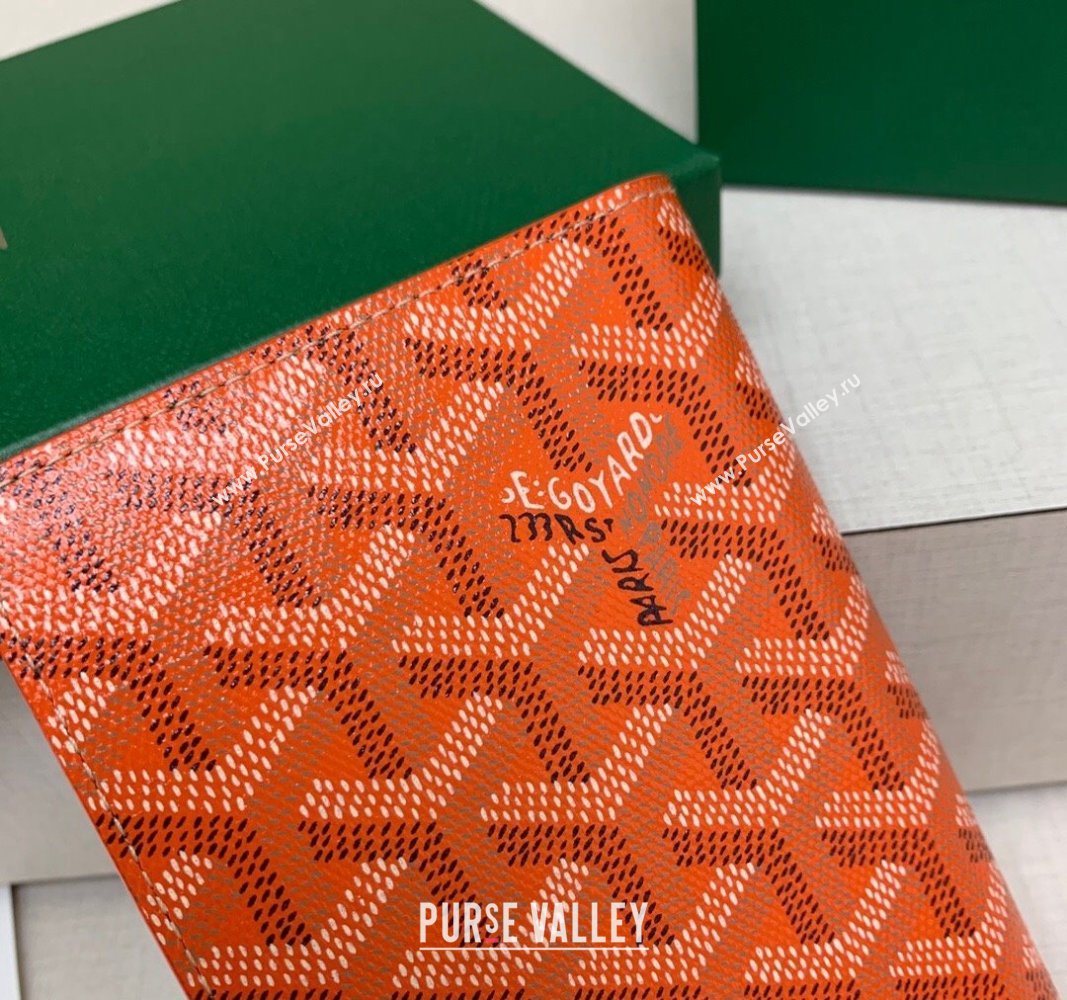 Goyard Saint-Lambert Phone Case Wallet Orange 2024 8515 (ZHANG-240827040)