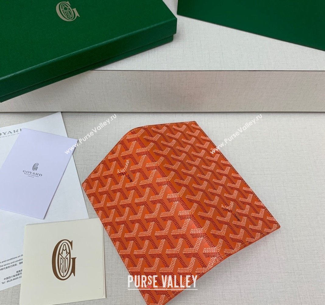 Goyard Saint-Lambert Phone Case Wallet Orange 2024 8515 (ZHANG-240827040)