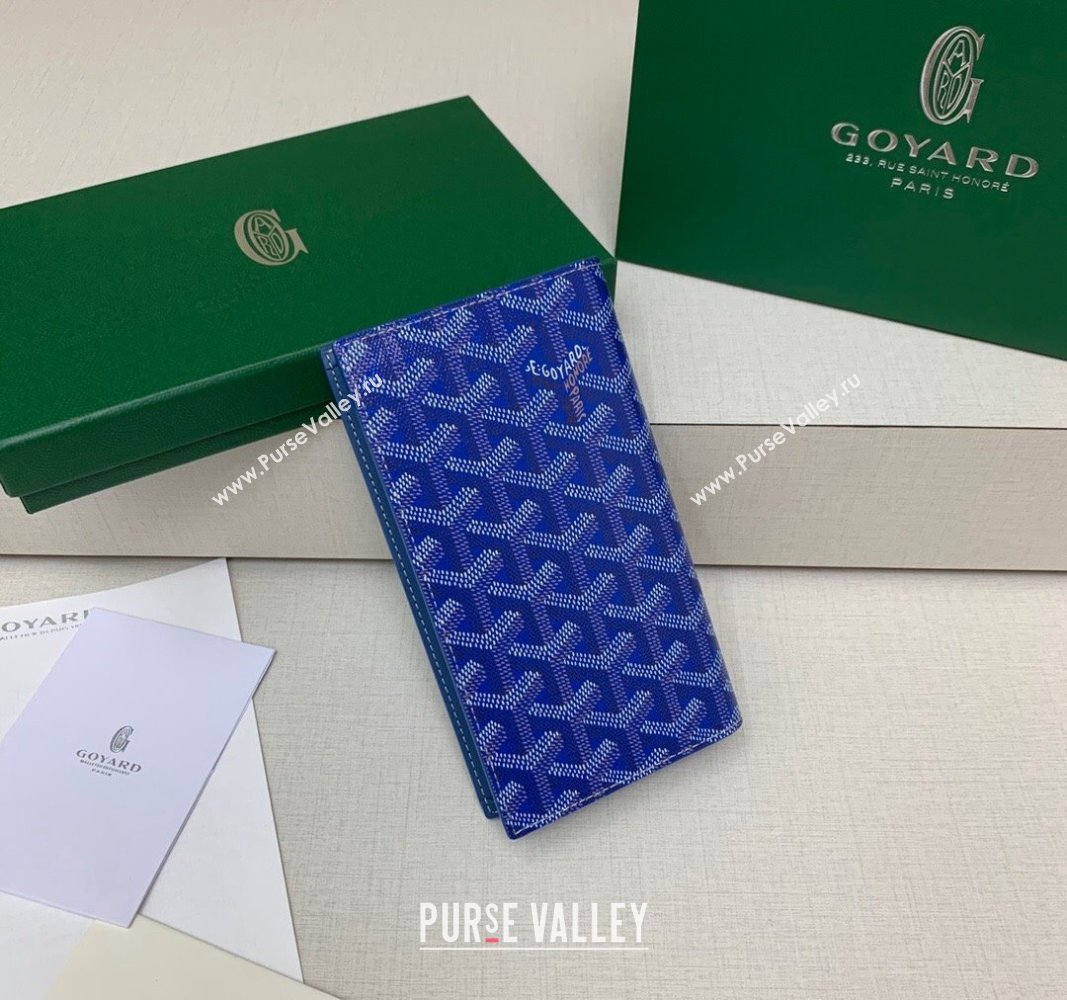 Goyard Saint-Lambert Phone Case Wallet Sky Blue 2024 8515 (ZHANG-240827041)