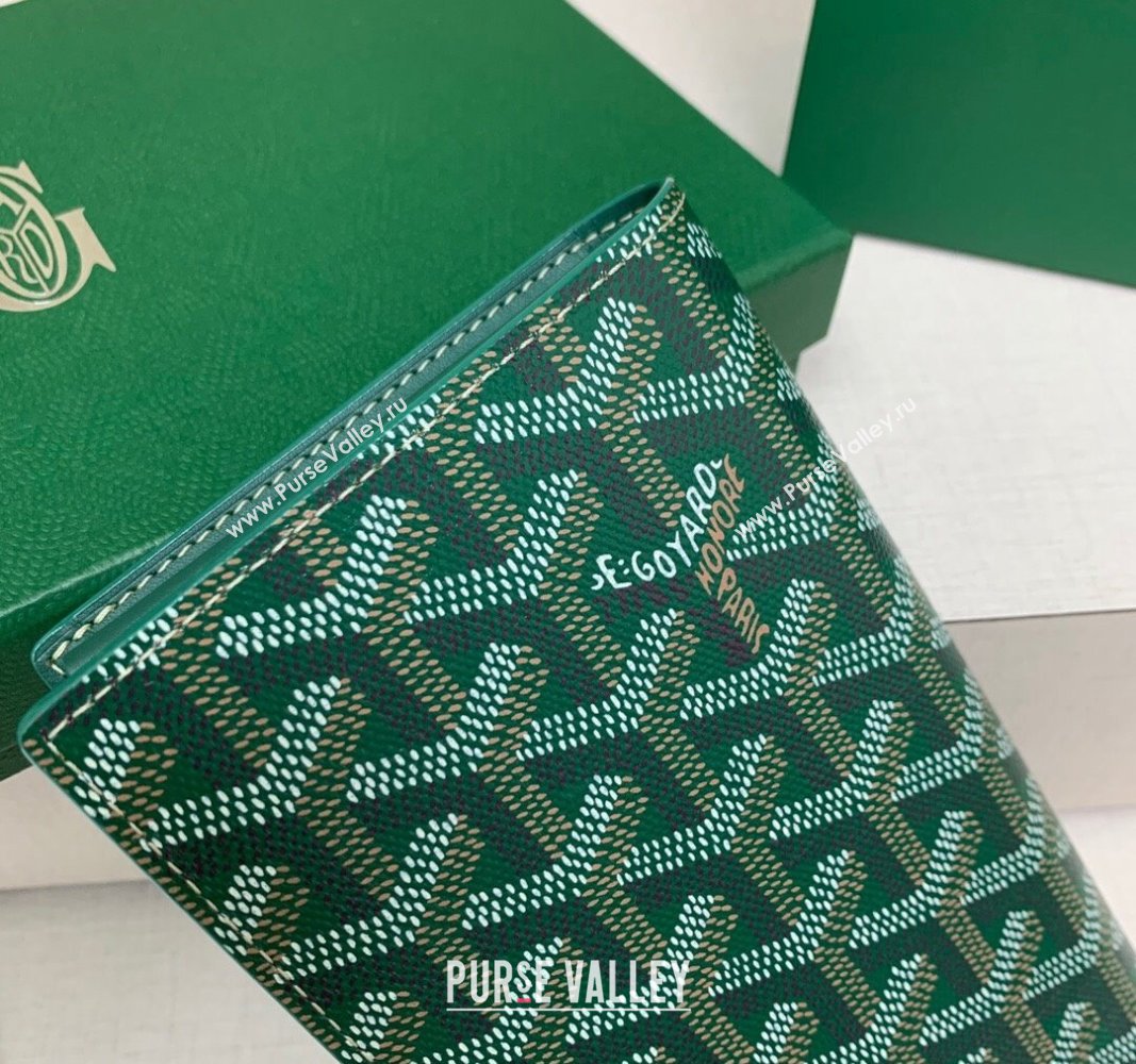 Goyard Saint-Lambert Phone Case Wallet Green 2024 8515 (ZHANG-240827042)