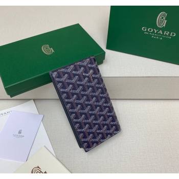 Goyard Saint-Lambert Phone Case Wallet Navy Blue 2024 8515 (ZHANG-240827043)