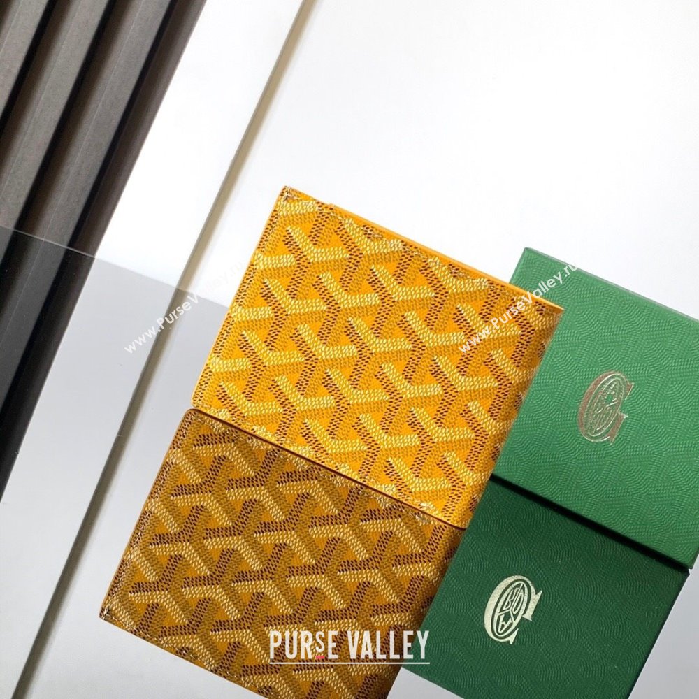 Goyard Saint-Florentin Compact Wallet Yellow 2024 GY3311 (ZHANG-240920127)