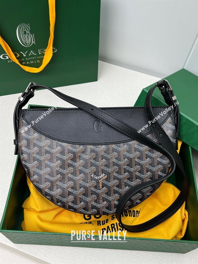 Goyard Hirondelle Shoulder Bag Black 2024 GY8007 (ZHANG-240920083)