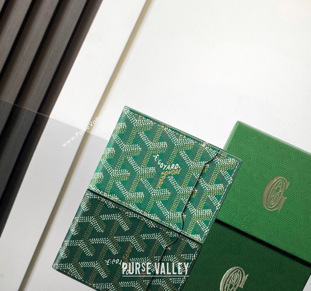 Goyard Insert Victoire Card Wallet Green 2024 GY3315 (ZHANG-240920108)