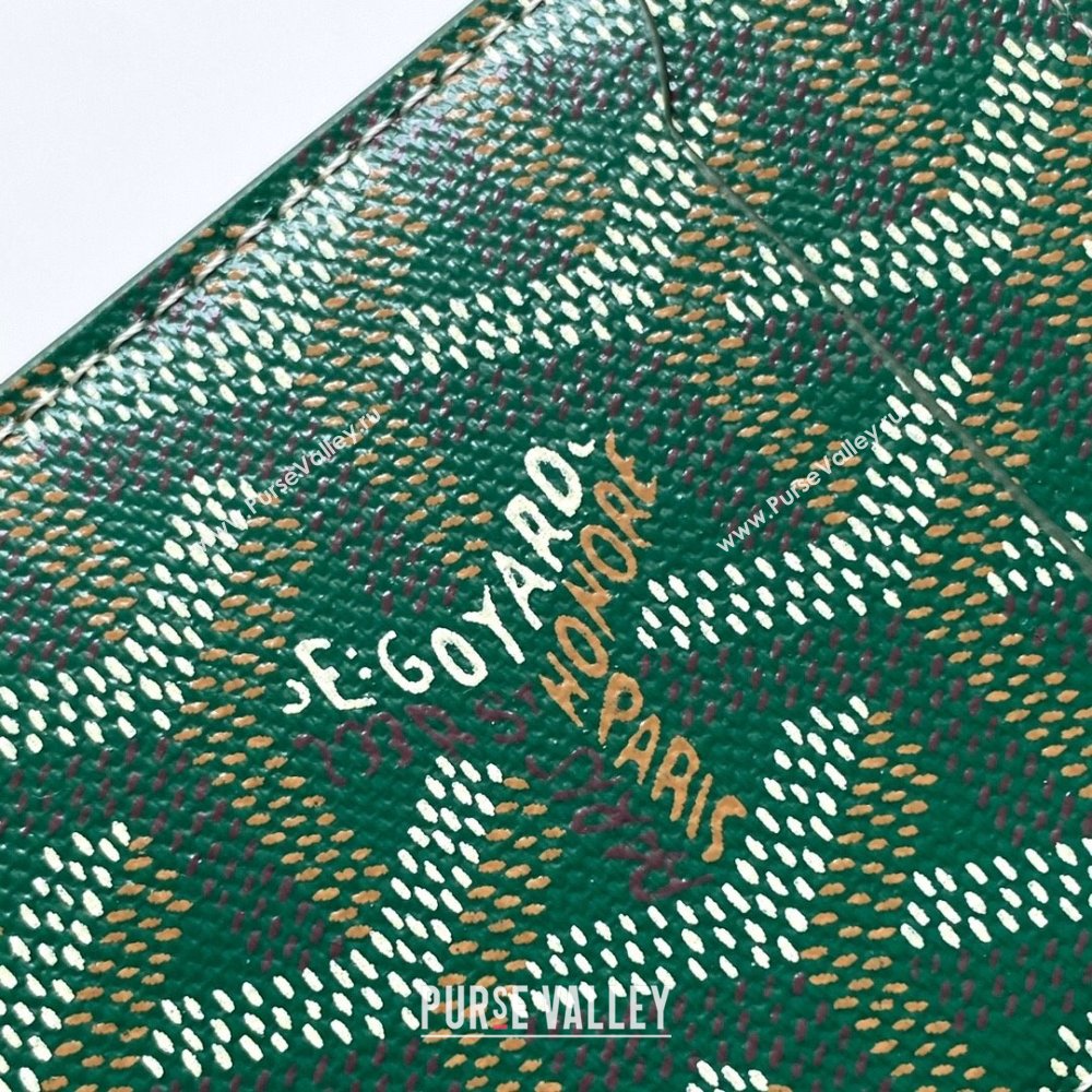 Goyard Insert Victoire Card Wallet Green 2024 GY3315 (ZHANG-240920108)