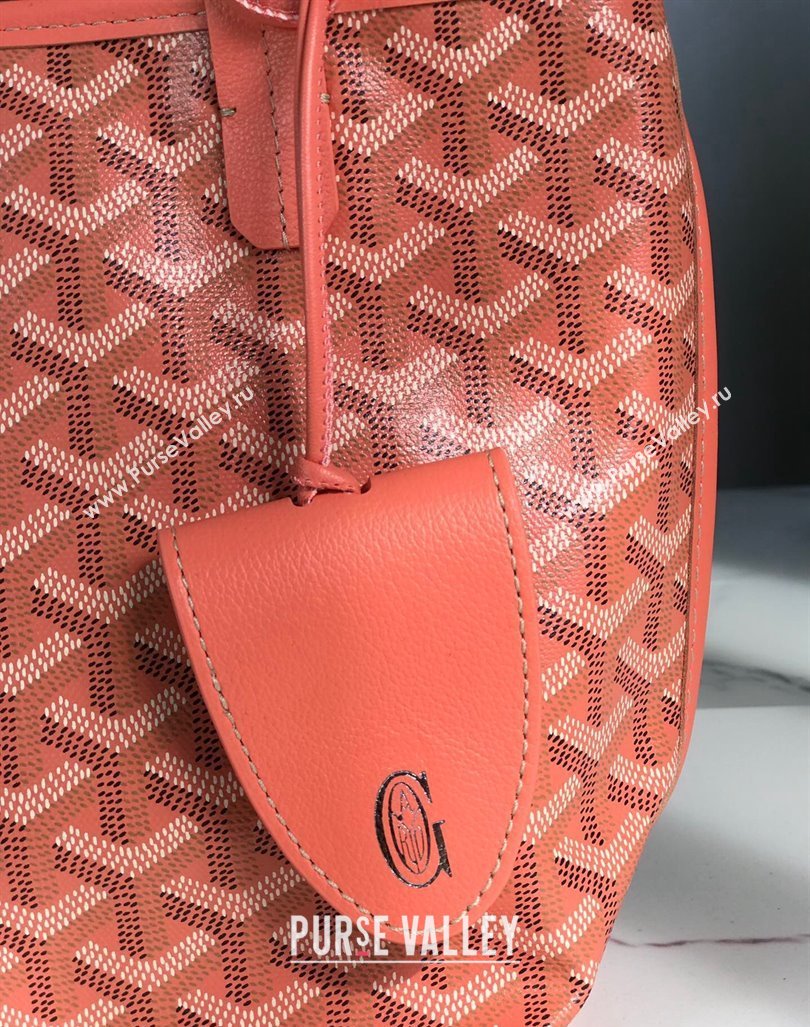 Goyard Anjou Mini Tote bag with Y Print Coral Pink 2024 020660 (nana-24103046)