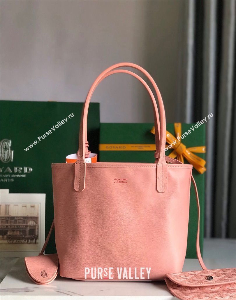 Goyard Anjou Mini Tote bag with Y Print Powder Pink 2024 020660 (nana-24103047)