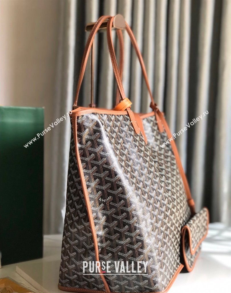 Goyard Reversible Anjou GM Tote bag Brown 2024 020661 (nana-24103036)