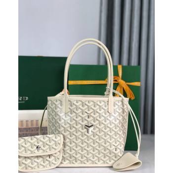 Goyard Anjou Mini Tote bag with Y Print Sand Beige 2024 020660 (nana-24103049)