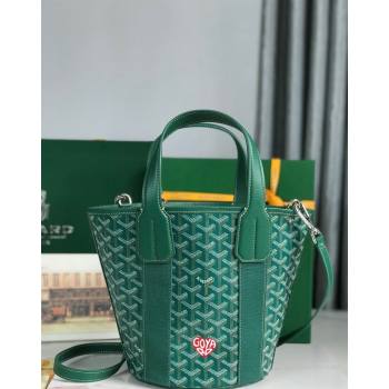 Goyard Belharra Tote bag with Heart Print Green 2024 120230 (nana-24103057)