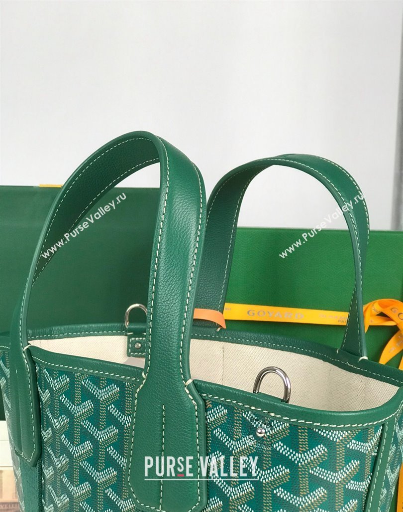 Goyard Belharra Tote bag with Heart Print Green 2024 120230 (nana-24103057)