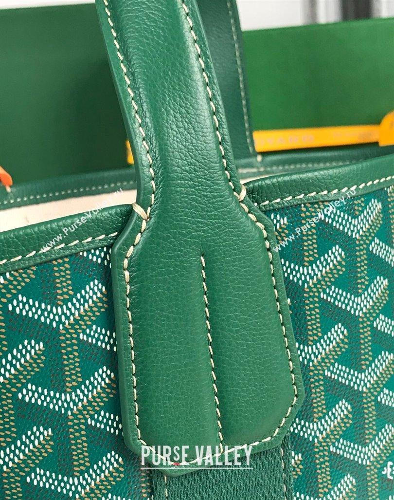 Goyard Belharra Tote bag with Heart Print Green 2024 120230 (nana-24103057)