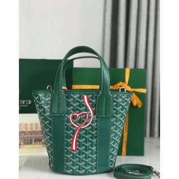 Goyard Belharra Tote bag with Web Heart Green 2024 120230 (nana-24103058)