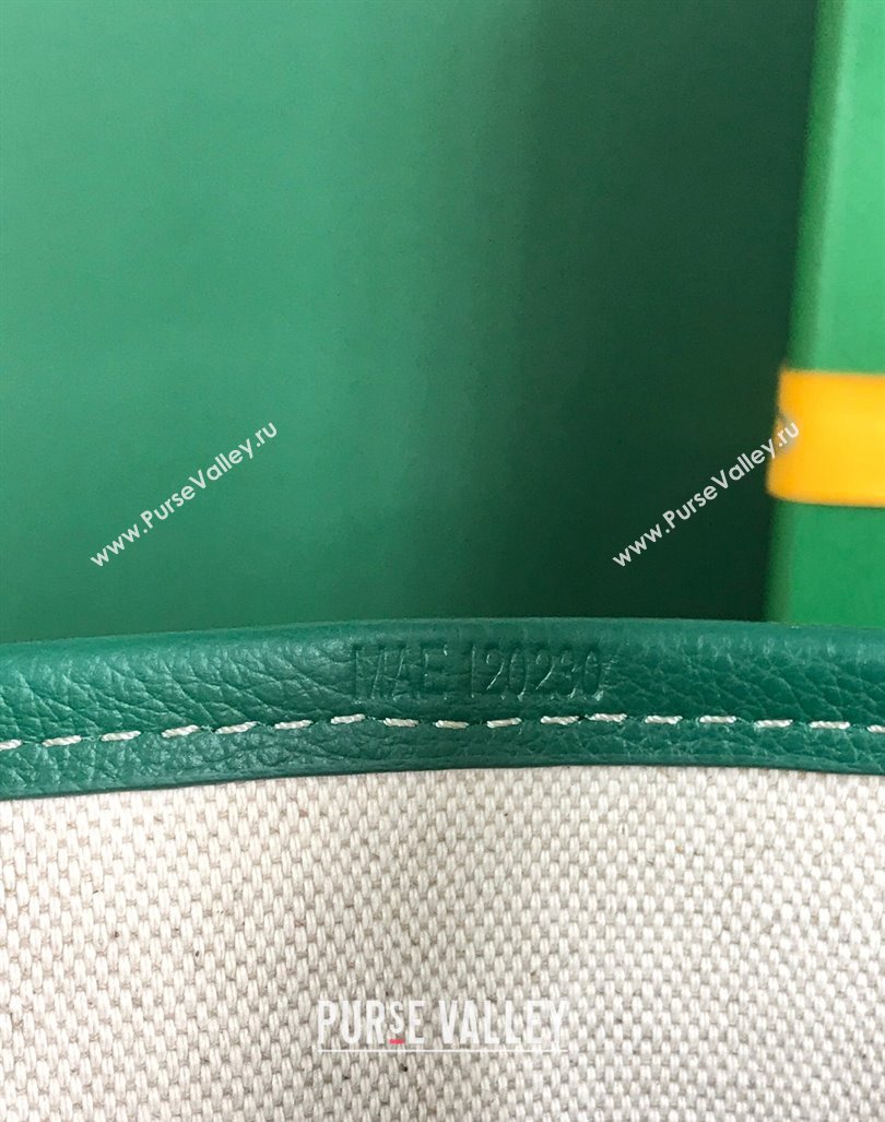 Goyard Belharra Tote bag with Web Heart Green 2024 120230 (nana-24103058)