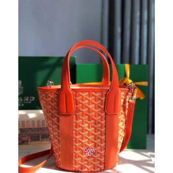 Goyard Belharra Tote bag with Heart Print Orange 2024 120230 (nana-24103060)